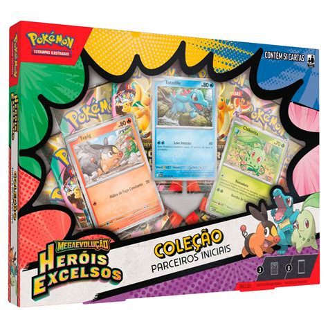 Pokémon Coleção - POKEMON BOX ME2.5 COLEÇÃO PARCEIROS INICIAIS HEROIS EXCELSOS | Pokemon ...