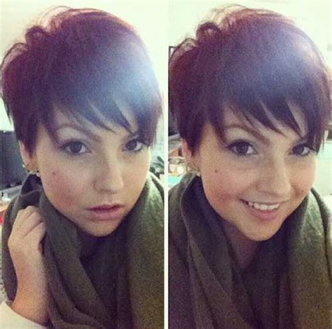 Brunette Pixie Cuts Pixie Cut Haircut For