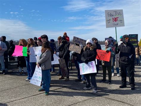 'No Kings Day' protest in Evansville.