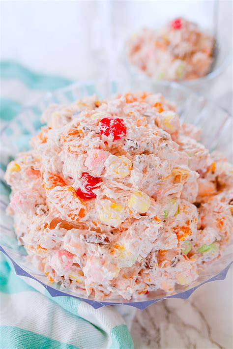 Deliciously Yummy Classic Ambrosia Salad The Salty Pot