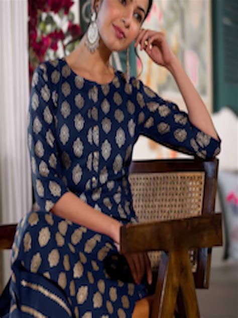 Buy KALINI Ethnic Motifs Printed Kurta With Salwar Kurta Sets For