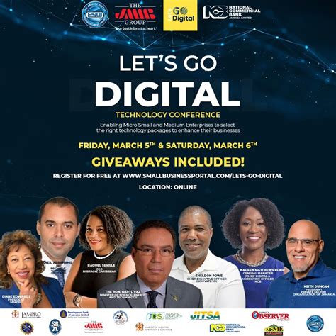 Jamaica - Let's Go Digital Tech Conference starts Today - Caribbean