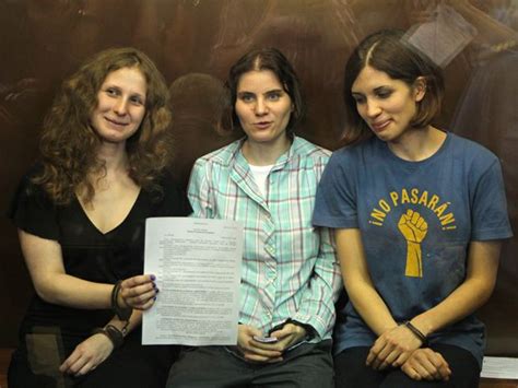 Pussy Riot Members Laugh As Judge Delivers Two Year Prison Sentences For Russian Church Protest