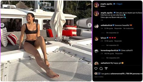 Ángela Aguilar roba suspiros de sus fans tras compartir fotos en bikini