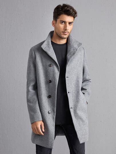 Men Overcoats Fashion Men Overcoats Shein Usa