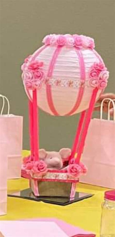 Hot Air Paper Lantern Balloon For Winnie The Pooh Baby Shower Centerpiece Baby Shower