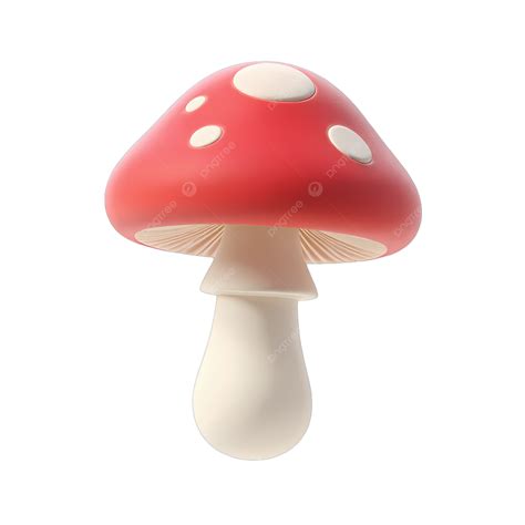 Bright Red Mushrooms, Red, Mushroom, Bright PNG Transparent Clipart