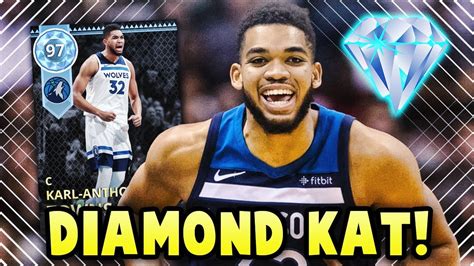 Nba 2k18 Myteam Insane Diamond 97 Overall Karl Anthony Towns Gameplay The Best Center In