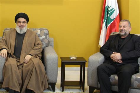 Hisbollah Chef Hassan Nasrallah Spricht Nach Tötung Von Hamas Vize Saleh Al Aruri Im Libanon