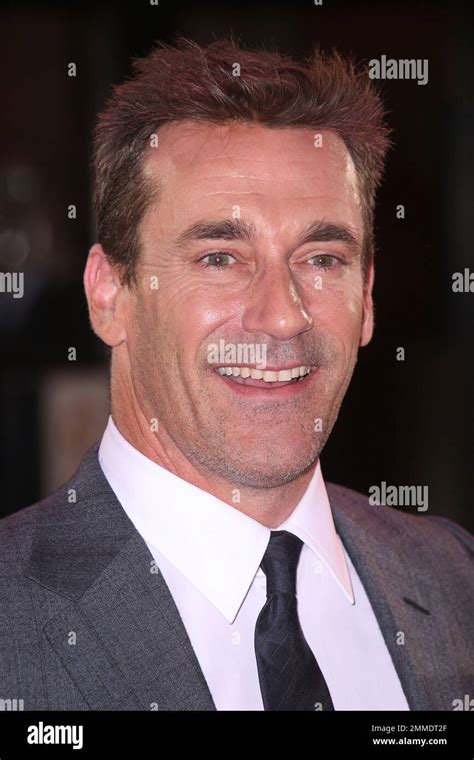 Actor Jon Hamm Poses For Photographers Upon Arrival For The Premiere Of