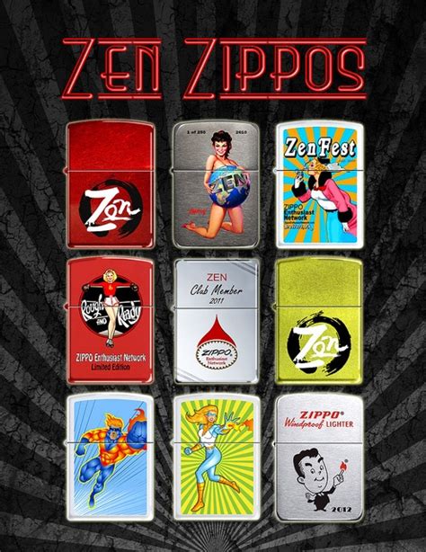Zen Zippo Lighter Set Zippo Lighter Zippo Lighter