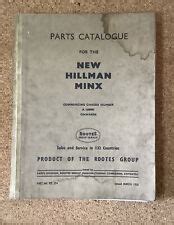 Hillman Minx Parts Catalogue for sale in UK | 10 used Hillman Minx ...