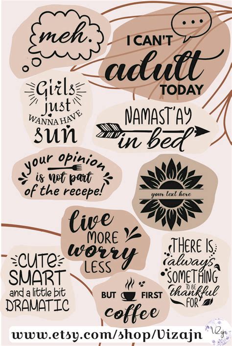 svg quotes quotes bundle svg cut file funny svg quotes quotes cut