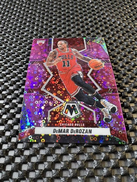 DEMAR DEROZAN 2021 22 Panini Mosaic PINK DISCO PRIZM D 20 164 EBay