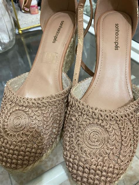 Anabela Nude Sand Lia Feminina Sonho Dos P S Usado Enjoei