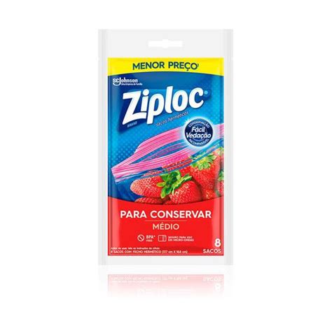 Sacos Herm Ticos Medio Ziploc Unidades Saco Pl Stico Magazine Luiza