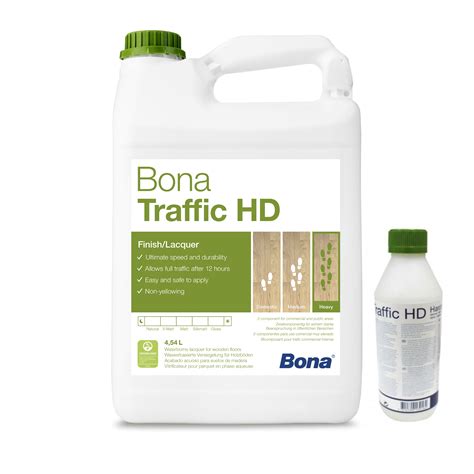 Паркетный лак Bona Traffic HD 2K полиуретановый на водной основе ...