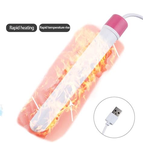 LCS USB Heater For Sex Dolls Masturbation Aid Heating Rod Male Erotic Toy Warmer Stick Adult