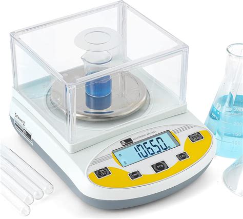 Cgoldenwall B Scula Digital Balanza Anal Tica De Laboratorio Con Parabrisas De Alta Precisi N De