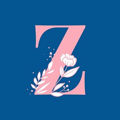 Floral Z Letter Png Alphabet Premium PNG Sticker Rawpixel