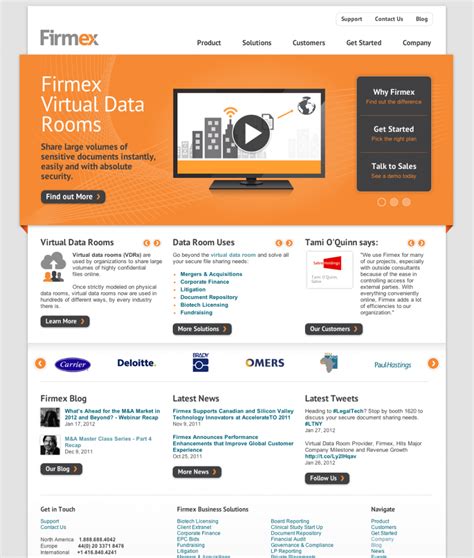 firmex web build  portfolio fortyseven media