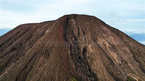 Aerial View of Mount Slamet or Gunung Slamet is an Active Stratovolcano in the Purbalingga ...