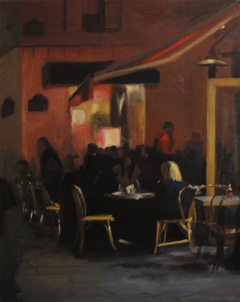 Jonelle Summerfield Oil Paintings NIGHT CAFE