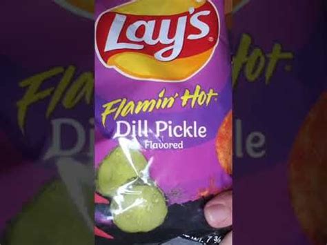 Lays Flamin Hot Dill Pickle Chips