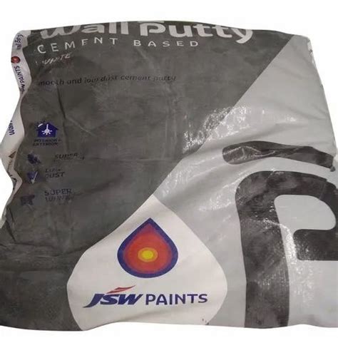 Jsw Paints Cement Based Wall Putty Call Us For Price Kg At Rs