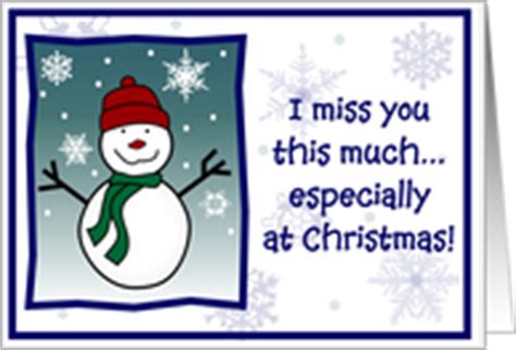 Missing You at Christmas Cards from Greeting Card Universe