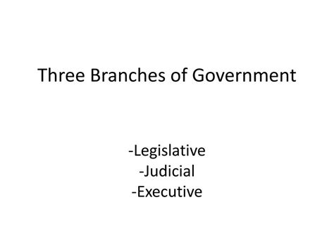 Three Branches Of Government Ppt Download