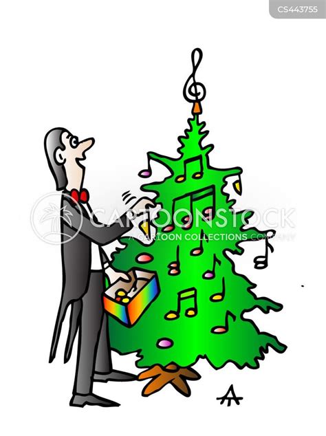 Christmas Music Cartoons and Comics - funny pictures from CartoonStock