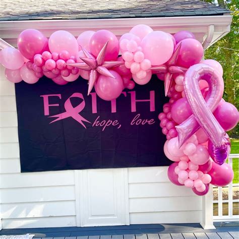 Breast Cancer Balloon Arch Kit Fall Balloon Arch Seasonal Balloon