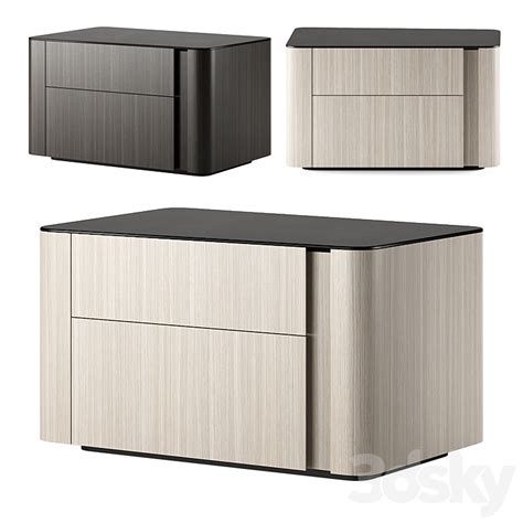 Lou Nightstand By Minotti Sideboard Chest Of Drawer D Model