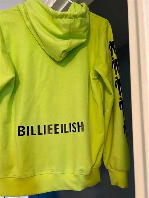 Billie Eilish Neon Lime Green World Tour Hoodie 2018 … Gem