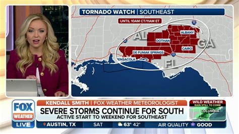 Severe Storms Threaten Southeast Saturday Latest Weather Clips Fox Weather