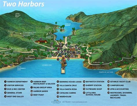 Two Harbors Tourist Map - Ontheworldmap.com