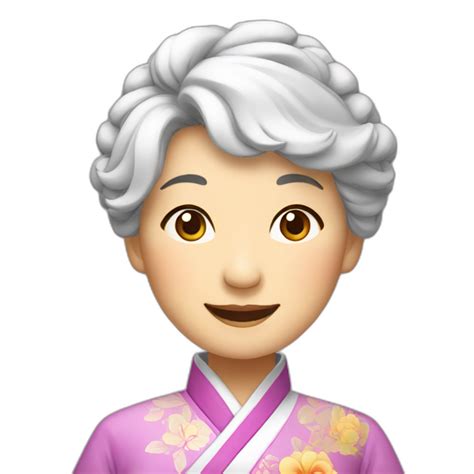 Elderly Chinese Woman With A Pleasant Smile Wearing Traditional Qipao