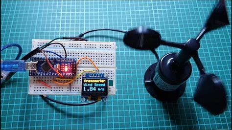 Wind Speed Meter Using Anemometer & Arduino