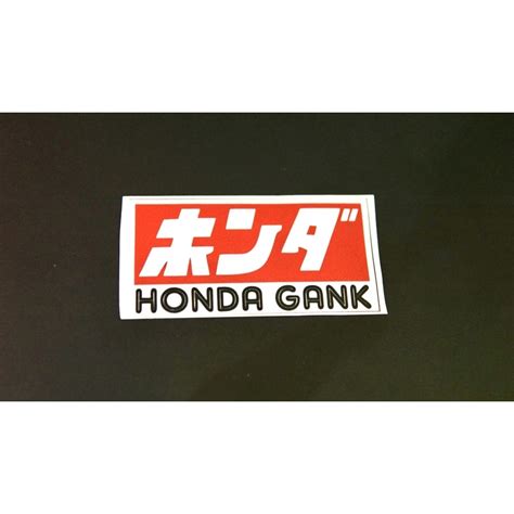 Jual Sticker Honda Gank Shopee Indonesia