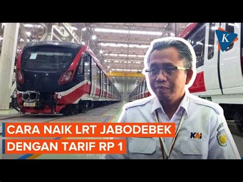 Cara Naik Lrt 1 Rp Ala Urang