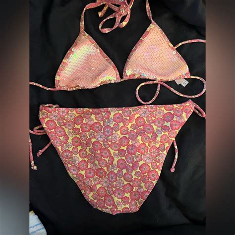 Victorias Secret Sequin Bikini Gem