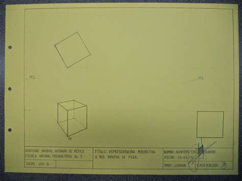 DIBUJO CONSTRUCTIVO II EJEMPLO DE LA LÁMINA 9