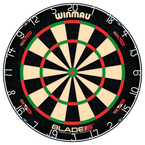 Двухслойная мишень Winmau Blade 6 Dual Core (Винмау Дуал Кор) для игры ...