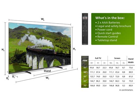 Philips 50" 4K UHD 50PUS7608/12 - TV - Komplett.dk