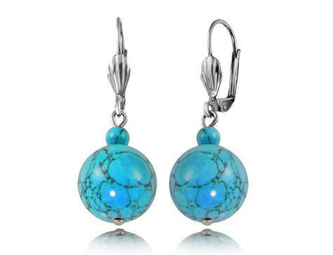 Ярко-бирюзовые серьги купить в интернет магазине в Москве
