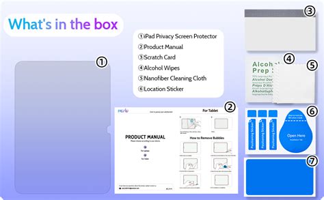 Peslv Protector De Visualizaci N De Privacidad Para Ipad De