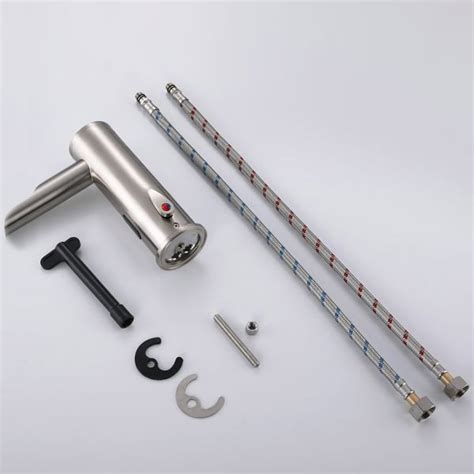 Waterfall Spout Touchless Electronic Automatic Sensor Hot Cold Bathroom Basin Tap Homary