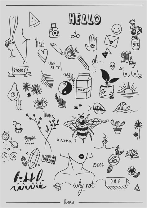 Pin By 𝖇𝖎𝖆𝖓𝖈𝖆 𝖈𝖆𝖒𝖎𝖑𝖊 On Sketches Sharpie Tattoos Doodle Tattoo Tiny