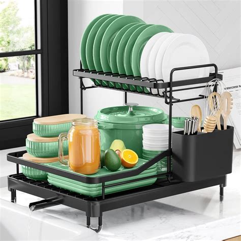 Amazon Kitsure Dish Drying Rack Dish Racks For Kitchen Counter